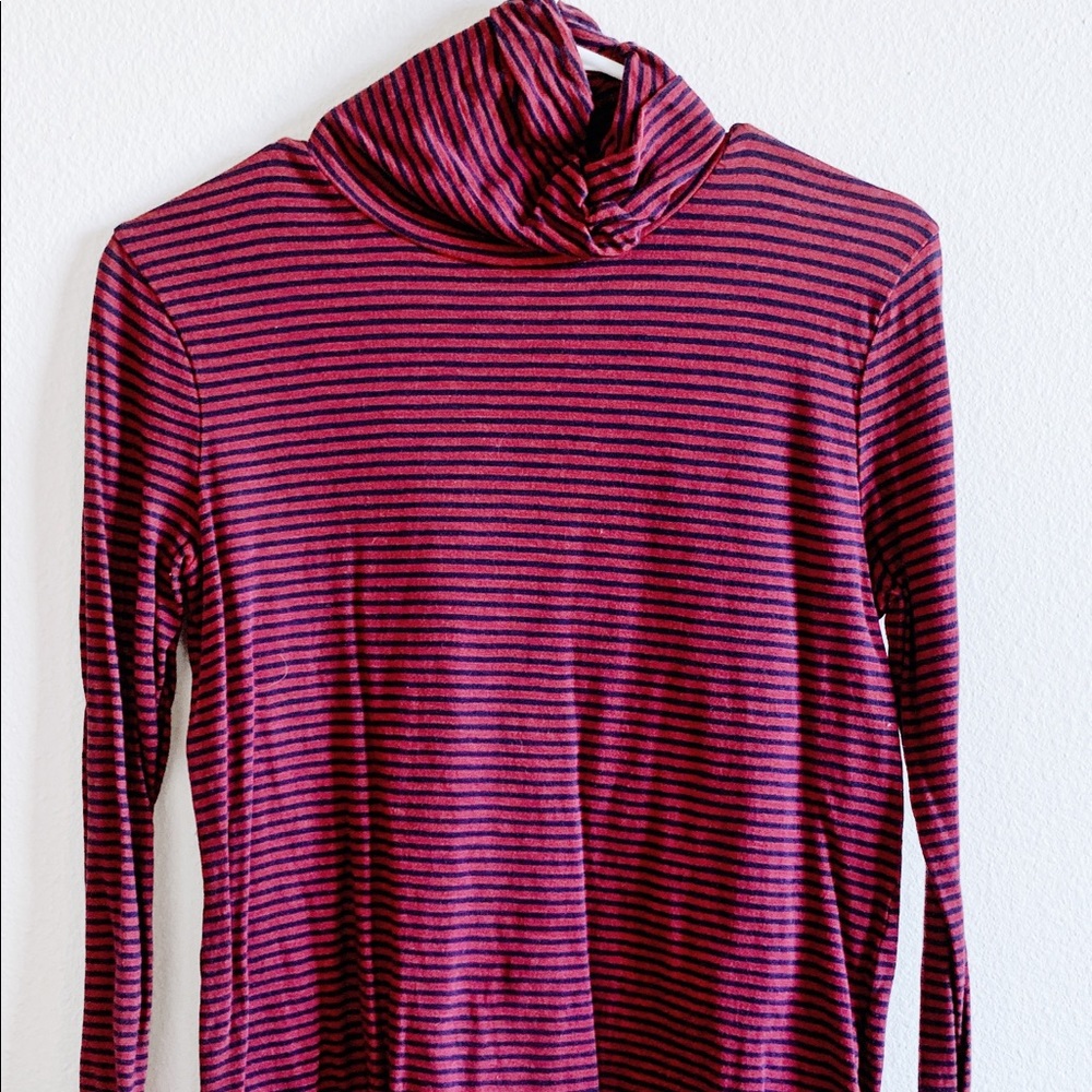 Striped Madewell Turtleneck